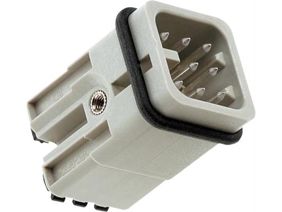 Harting Han D Steckverbinder, Einsatz Typ 3Buchse Crimpanschluss Max 2,5Mm2, 10A8 Polig