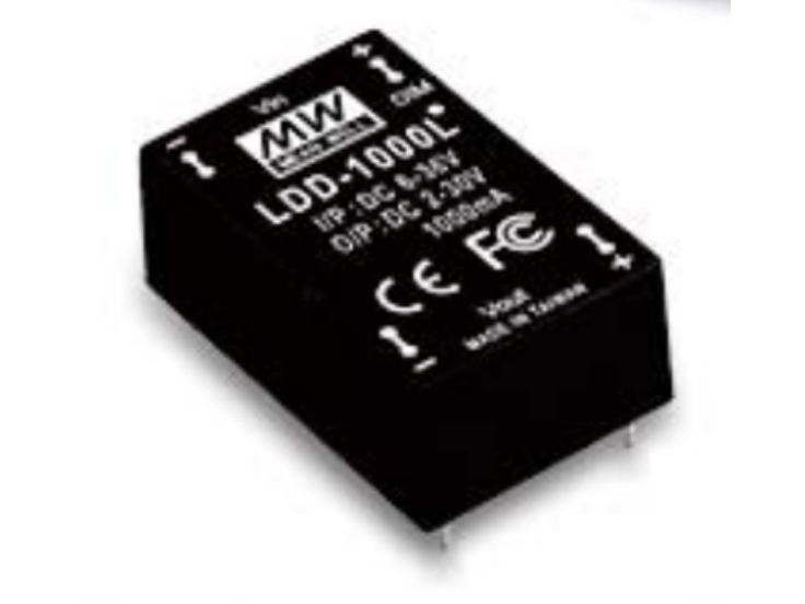 MEAN WELL LDD-1000L, 2000000 t, 0.99 A, 1 A, 20,3 mm, 31,8 mm, 12,2 mm