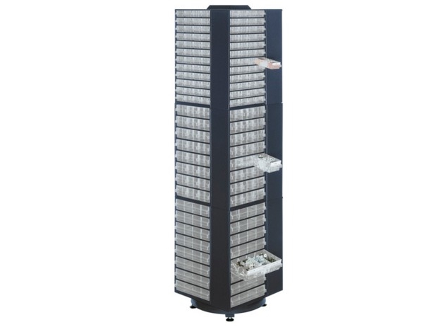 raaco Drejetårn stål til 12 skuffemagasiner | Arkivlådor | GameStuff