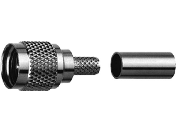 Telegärtner Mini Uhf Straight Plug Crimp G1 (Rg-58C/U) Crimp/Crimp