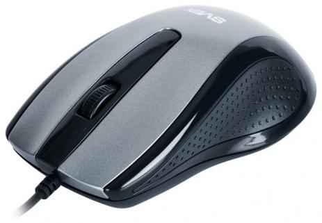 Sven Rx-515 Silent, Ambidextrous, Optisk, Usb Type-A, 800 Dpi, Sort, Grå
