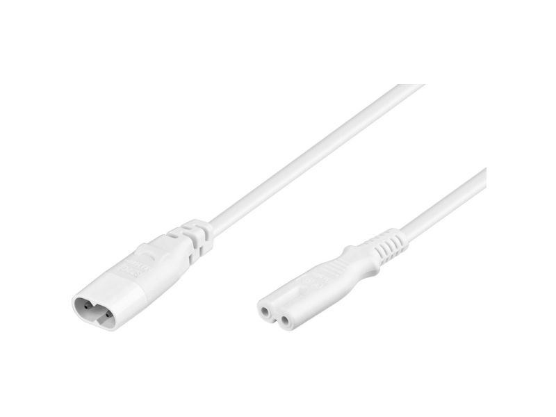 Goobay 97200, 2 M, C8-Koppler, C7-Koppler, H03vvh2-F, 250 V