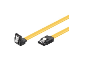 Goobay Taksata030dr, 0,3 M, Sata 7-Pin, Sata 7-Pin, Hanstik/Hanstik, Sort, Gul, Lige