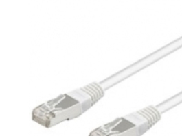 Goobay 93478, 0,5 m, Cat5e, SF/UTP (S-FTP), RJ-45, RJ-45, Hvid