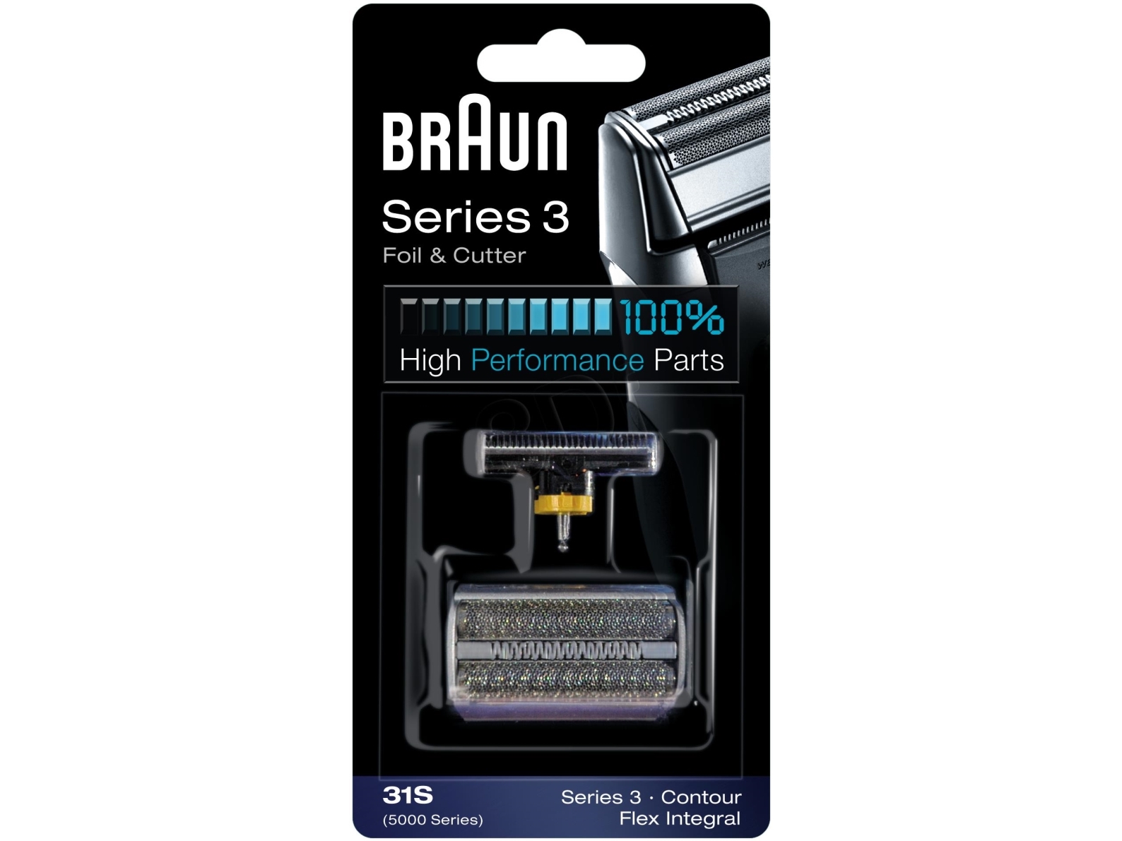 Braun BRAUN Series 3 nomainas galvina melna 31S (4210201072928)
