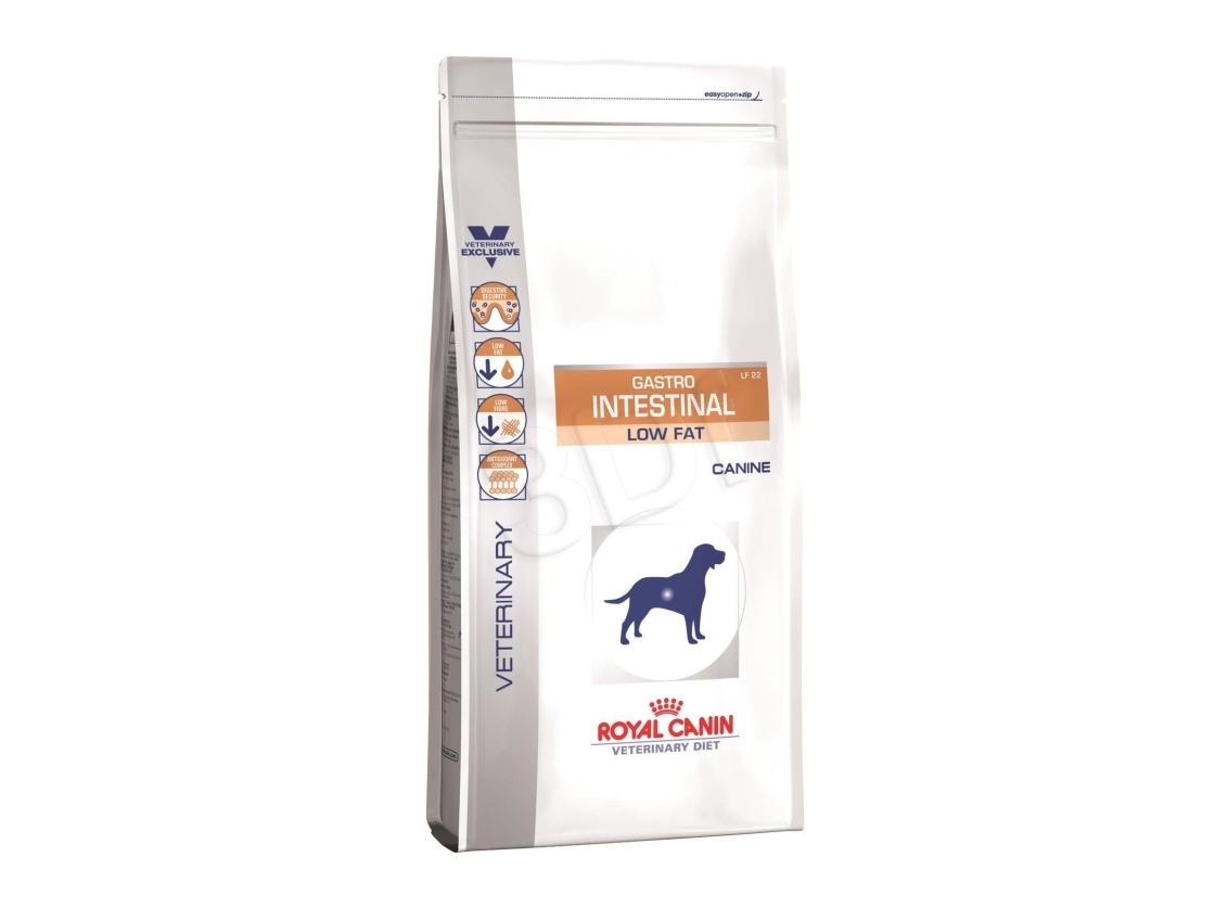 Royal Canin Gastro Intestinal Low Fat, Universal, Riese (=45 Kg), Groß (26-44 Kg), Mittelgroß (11-25 Kg), Klein (5-10 Kg), Mini (=4 Kg), Geflügel, Re