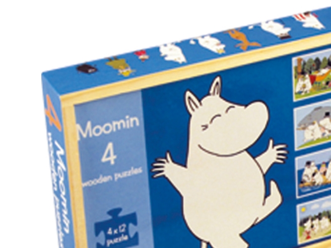 Die Mumins 4 Holzpuzzle