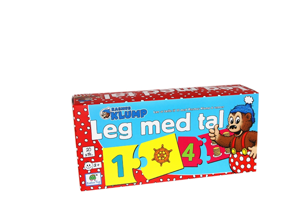 Rasmus Klump Leg med tal