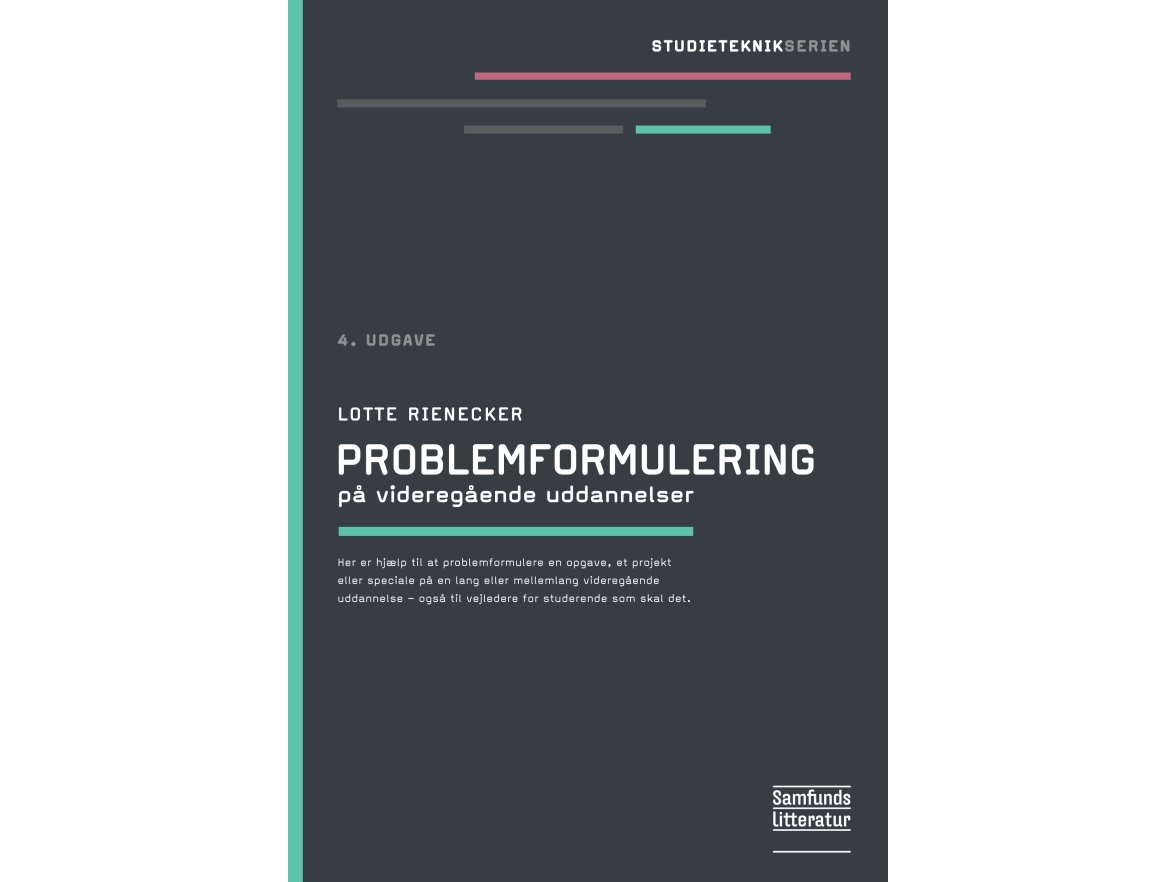 Problemformulering | Lotte Rienecker