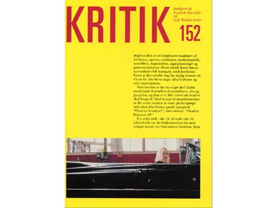 Kritik Nr. 152 | Isak Winkel Holm Frederik Stjernfelt