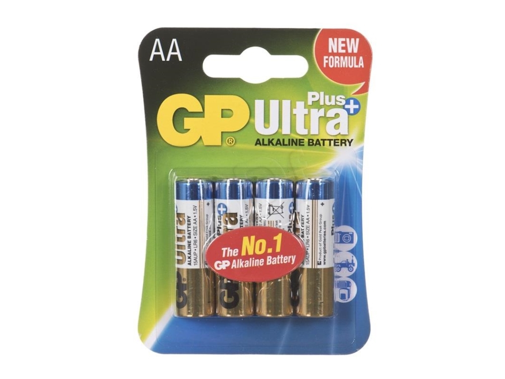 Gp Bateria Ultra+ Aa / R6 4 Szt.