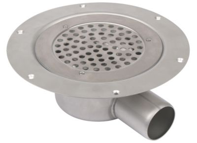 Blücher Ablauf Circle - Mit Wassersperre, Vinyl, Rost: Ø155mm, Ablauf Ø50mm
