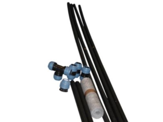 Tryksivestreng 40mm. 1x15m HT - med grå HT fittings | VVS Artiklar - Avlopp - Tankar och separatorer | GameStuff