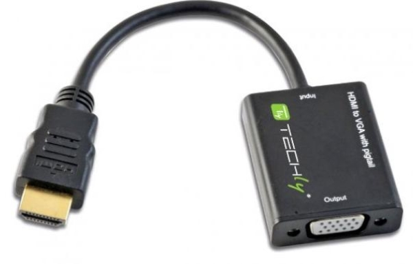 Techly Idata Hdmi-Vga2 - Videoübertrager - Hdmi - Vga