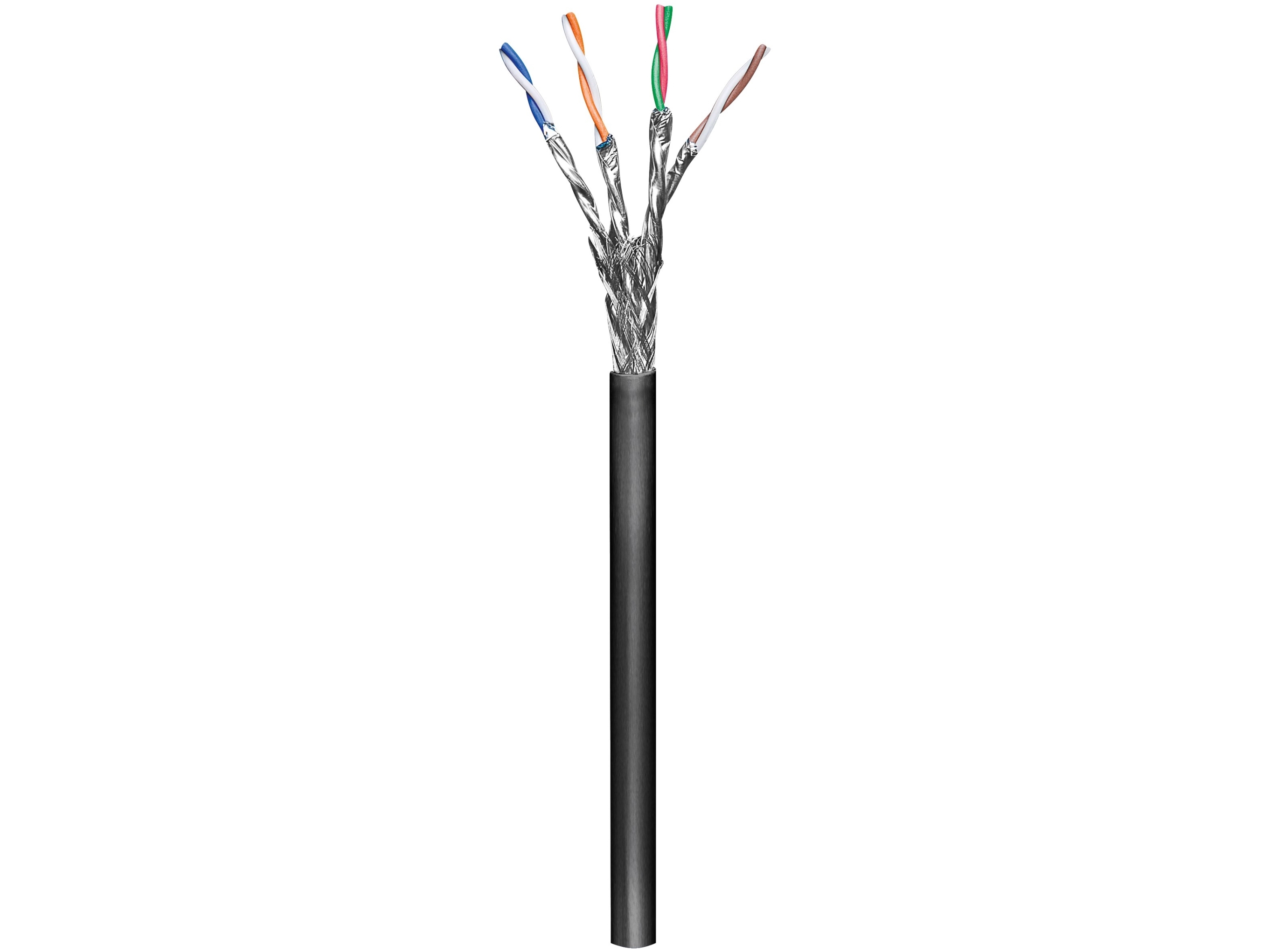 Goobay 57197, 100 m, Cat6, S/FTP (S-STP) | EL Artiklar - Kablar och ledningar - Datakablar | GameStuff