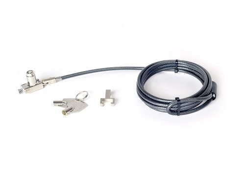 DELL 1DJXC, 1,82 m, Noble, Avain, Ruostumaton teräs, Musta, Hopea