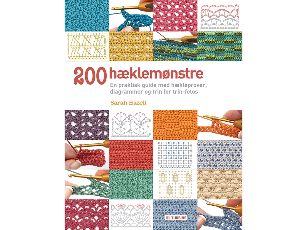 200 Hæklemønstre | Sarah Hazell