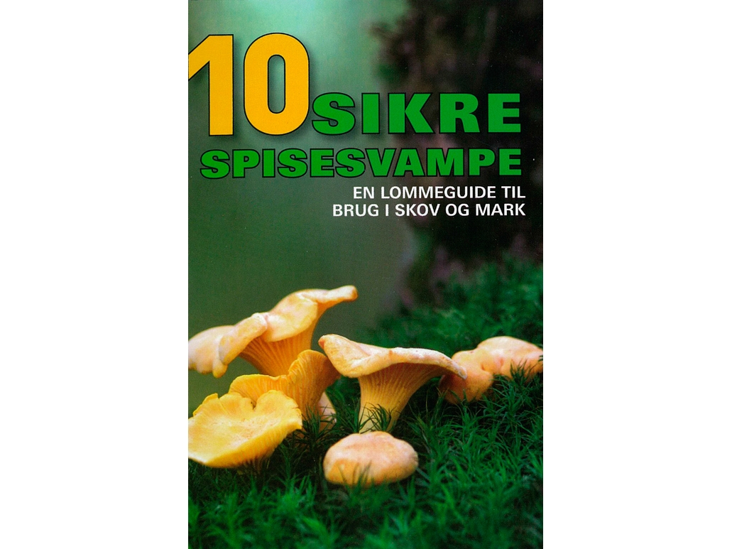 10 sikre spisesvampe - display med 10 stk.   Hermod Karlsen   Språk: Dansk