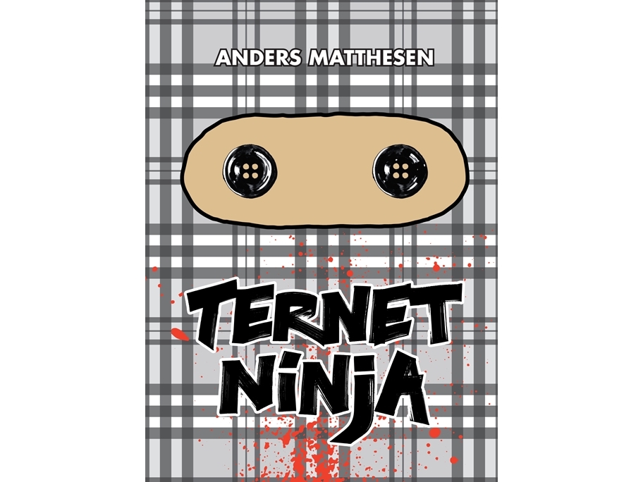 Høst og Søn Striped Ninja-bog af Anders Matthesen, på dansk, indbundet |