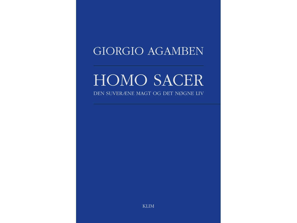 Homo Sacer | Giorgio Agamben | Sprache: Dänish