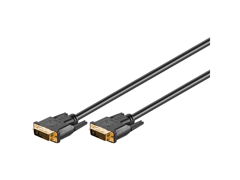 Goobay 69210, 3 M, Dvi-I, Dvi-I, Männlich, Männlich, Schwarz