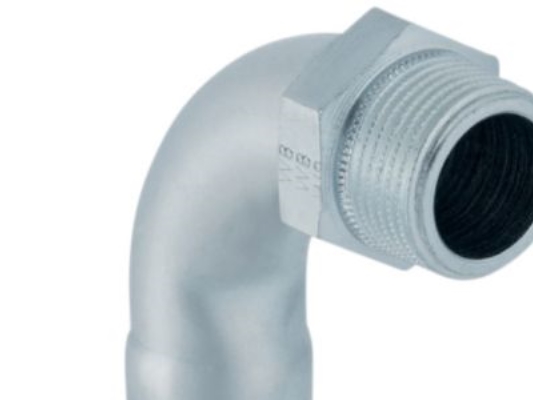 Geb. Mapress Fz Bend.54X2 - Geberit Mapress Fz Bend 90° M/Exp.Thread D54mm R2