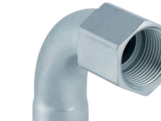 Geb. Mapress Fz Bøjn 90° 28 - Geberit Mapress Fz Bøjning 90° Med Indv.Gevind 28Mm Rp1/2