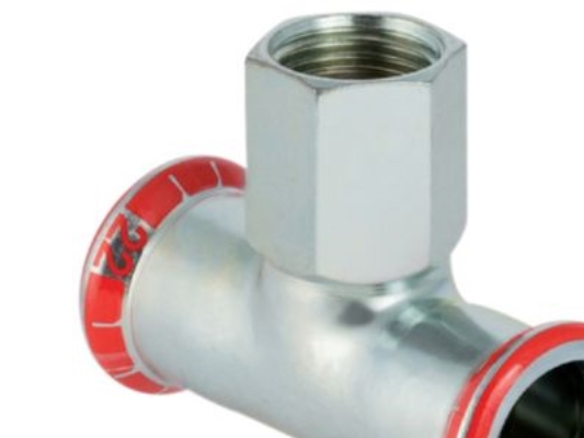 Geberit 21320, Slangestik, 1/2", Kulfiber, Stål