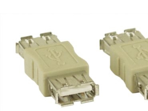 Inline Usb 2.0 Adapter, Buchse A Auf Buchse A, Usb 2.0 A Female, Usb A, Beige