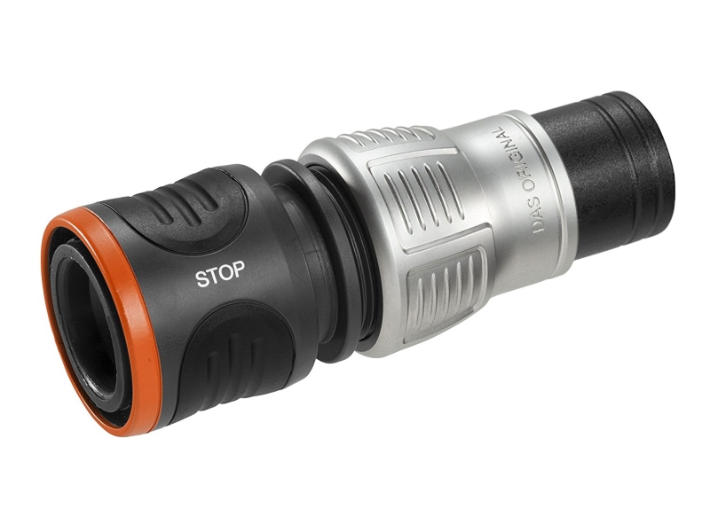 Gardena Premium slangkoppling med vattenstopp 1/2 | Trädgården - Bevattning av trädgårdar - Krankopplingar & Slangkopplingar | GameStuff