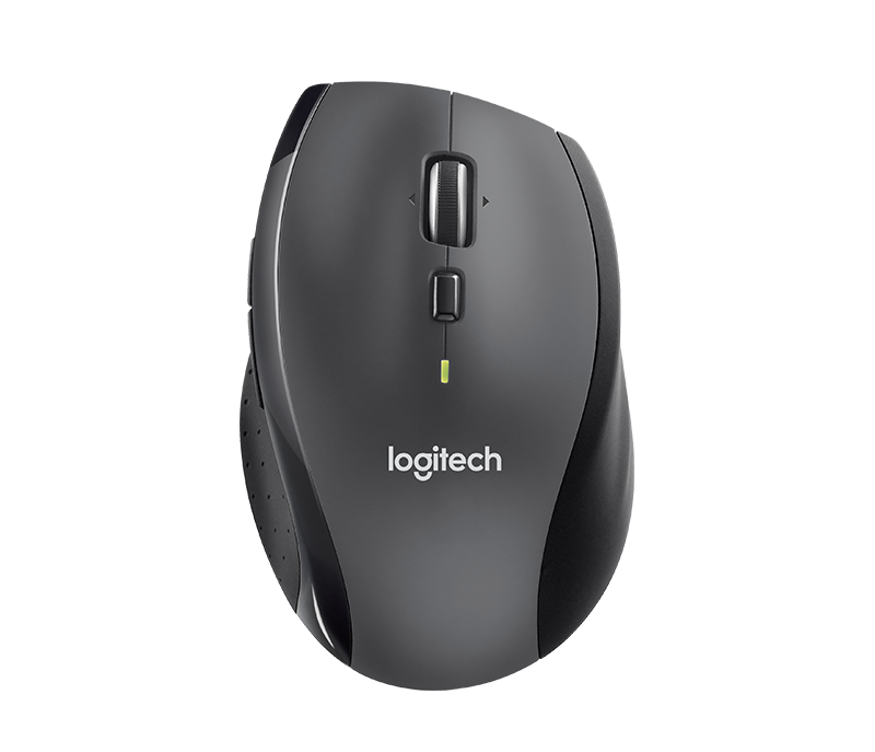 Logitech M705 - Mus - Højrehåndet - Laser - 7 Knapper - Trådløs - 2.4 Ghz - Trådløs Modtager (Usb)