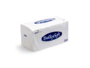 Lautasliina BulkySoft 33x33 cm 1-kertainen Valkoinen,6 kpl x 500 kpl/krt