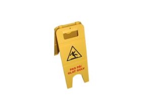 Varoitusmerkki CAUTION - Slick Yellow Kuva putoavasta miehestä Keltainen,10 kpl/krt