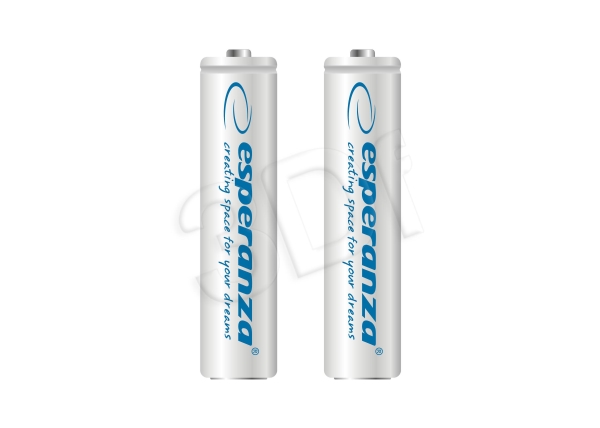 Esperanza Ni-Mh Aaa Batterier 1000Mah 2 Batterier Balta