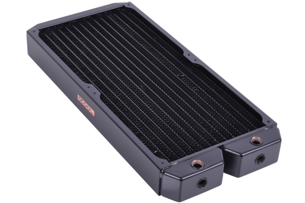 Alphacool Nexxxos Xt45, Sort, Kølerlegeme, Væske, Messing, Cooper, Stål, 1/4", 1,5 Bar