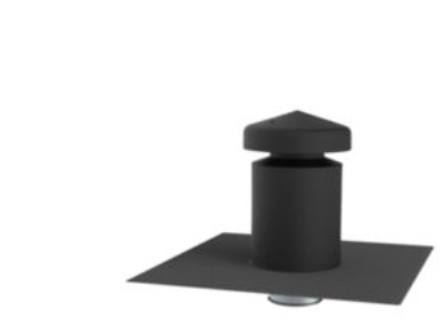 Ventilationshuv Ø160 - Lutning 0-5° för takpapp med 50 mm isolering | Diverse | GameStuff