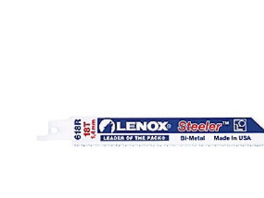 Lenox bajonettsågblad 152mm - Bi-Metal 152x19x09mm 18TPI t/metall 618r 5pcs