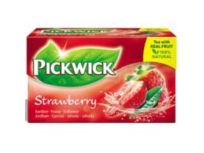 Te Sort Pickwick Strawberry 20 breve Rainforest Alliance Jordbær,12 pk x 20 stk/krt | Catering - Drycker - The | GameStuff