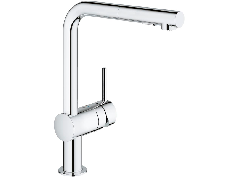 GROHE Minta køkkenarmatur L-tud med udtræksbruser - Krom