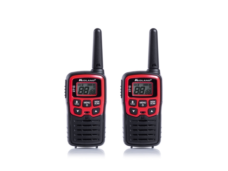 Midland XT10, 16 kanaler, 446.00625 - 446.09375 MHz, LCD, AAA, Alkalisk, 73 g | Tele & GPS - Hobbyradio - Walkie talkie | GameStuff