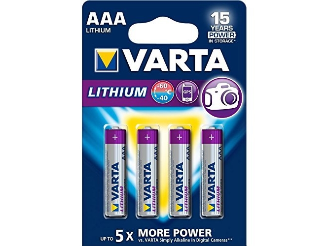 Varta Battery Professional Lithium Aaa/R03 1100Mah 4Pcs.