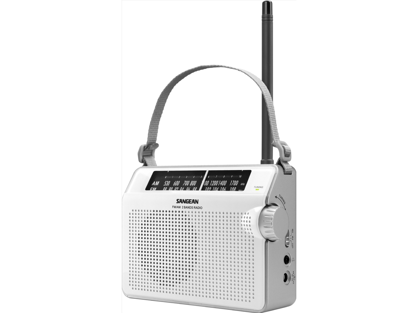 Sangean-PR-D6 - Personlig radio - 1 Watt - vit | TV, Ljud & Bild - Stereo - Radio (DAB och FM) | GameStuff