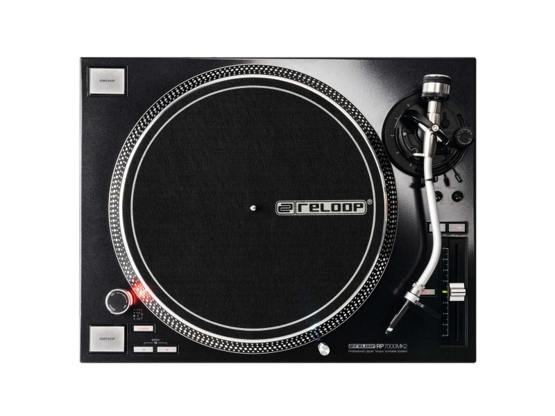 Reloop RP-7000 MK2, Direkte drev DJ pladespiller, 33 1/3,45,78 rpm, 0,01%, -55 dB, Vejledning, 0,2 sek./side