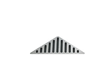 Unidrain-Gitterrost Säule 200Mm - Ecke Für Ablaufgarnitur 2000. Unidrain 2602