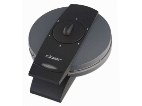 Cloer 1625, 5 våffla/våfflor, Circel, Svart, Grå, 16,5 cm, Metall, 930 W | Köksapparater - Bröd & Rostat bröd - Våffeljärn | GameStuff
