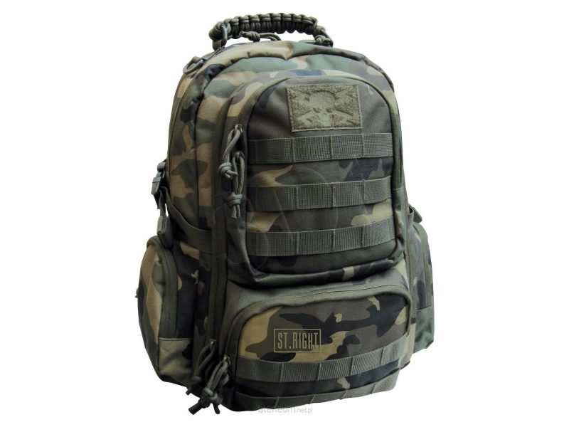 Stright BP-36 militær rygsæk Woodland Camo MAJEWSKI