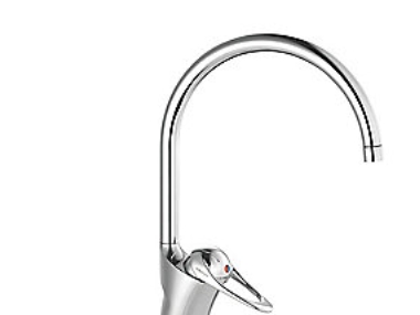 Fmm - Mora Fmm9000e Ii Einhebel-Küchenarmatur Mit C-Auslauf 233 Mm In Chrom Mit Soft Closing System Und Keramikdichtung