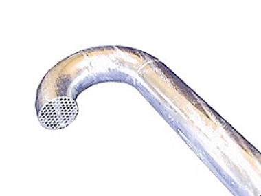 Udluftningsrør 108mm, galv. -