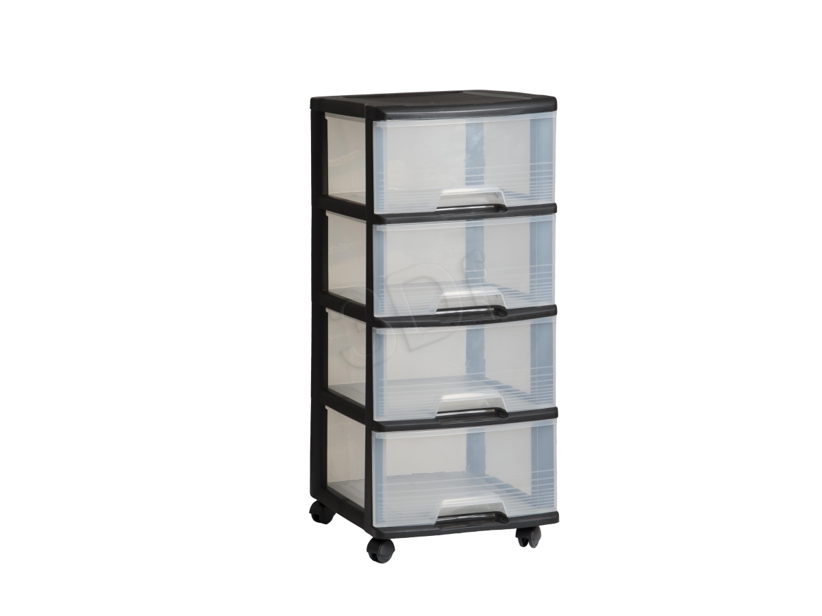 Keter Bookcase Auf Rädern 4X20l