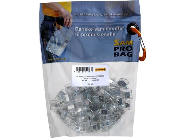 Sampro 100 Stück Doppelgelenkkreuzschnitt Im Probag
